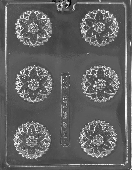 Poinsettia Oreo Chocolate Mold