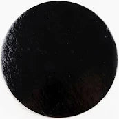Tambores redondos para pastel de 8 pulgadas y 1/2 pulgada (negros)