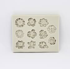 Assorted Flower Silicone Molds