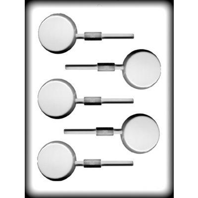CK Flat Round 2inch Hard Lollipop Mold 8H-5207