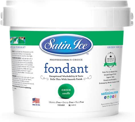Satin Ice Fondant- Green 2lb