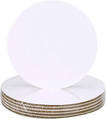 6 Inch White Cake Board
