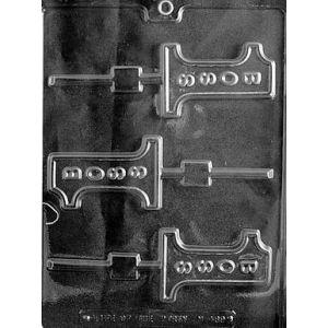 Molde para piruletas de chocolate de 1 jefe