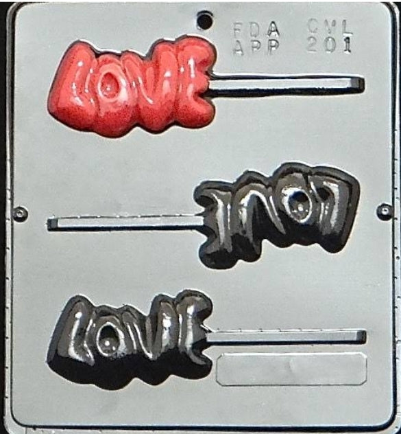 LOVE Lollipop Chocolate Mold