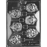 Clown Chocolate Lollipop Mold