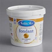 Satin Ice Shimmer Fondant 2lb- Gold