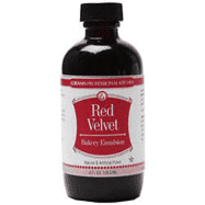 Emulsión de terciopelo rojo Lorann 4 oz.
