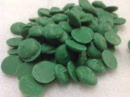 Obleas de chocolate verde Merckens de 1 libra