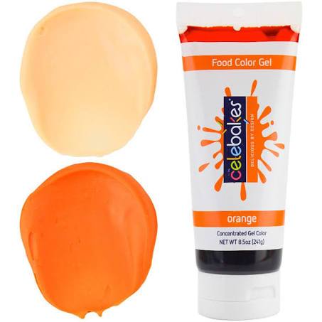 Colorante alimentario en gel líquido naranja Celebakes
