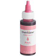 Colorante de caramelo rosa Chefmaster, 2 oz