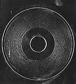 Molde de chocolate con forma de disco simple