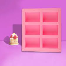 6 Cavity Rectangular Silicone Mold