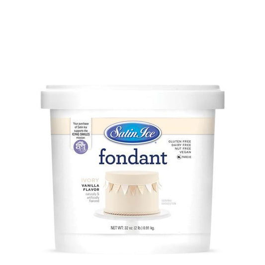 Hielo satinado marfil 2 libras