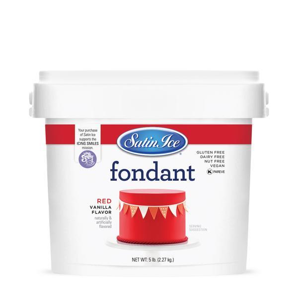 Satin Ice Fondant 5lb Red