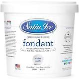 Fondant de hielo satinado blanco de 2 libras