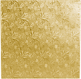12 Inch Square Gold Cake board 1/4"
