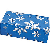 Christmas/Snowflake Blue Candy Box