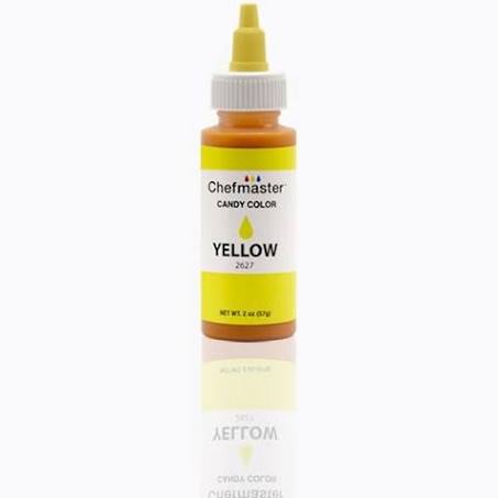 Colorante de caramelo amarillo Chefmaster, 2 oz