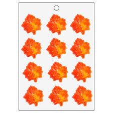 12 Maple Leaves Chocolate Mold