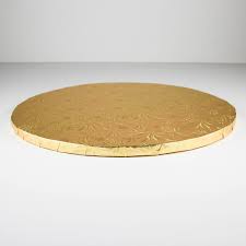 16" Round Cake Drum 1/2-Gold