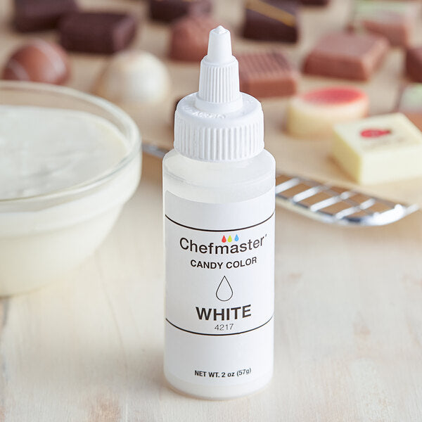 Chefmaster White Candy Color 2oz.