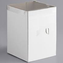 8x8x12 Tall Cake Box-White