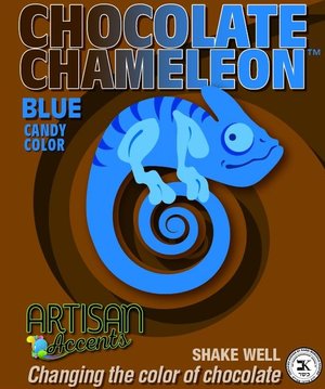 Chocolate Chameleon Artisan Accents 2oz.- Blue