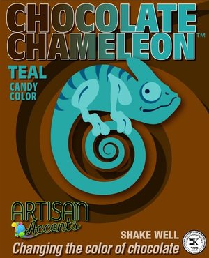 Chocolate Chameleon Artisan Accents 2oz. - Teal