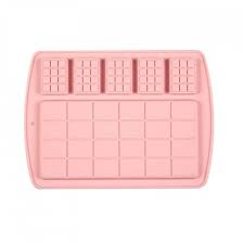 Candy Bar Silicone Mold w/mini Candy Bar Molds-pink