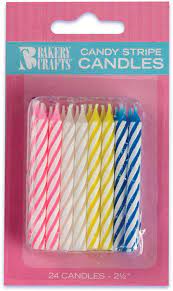 Bakery Craft Candles 24 Pieces