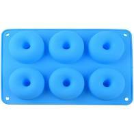 Donut Mold- Blue 6 cavity