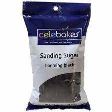 Celebakes Booming Black Sanding Sugar 16oz