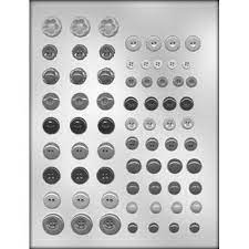 Small Button Shapes chocolate mold