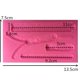 4 Cavity Zipper Silicone Mold