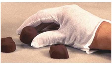Chocolate Handling Gloves 6 Pairs (sz. lg)