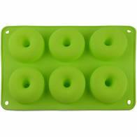 Donut Mold-green 6 cavity