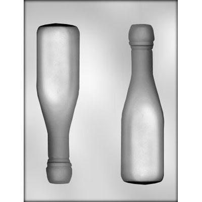 Lg 3D Champagne Chocolate Bottle Mold