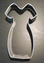 4 1/2 Inch Lil Black Dress Cookie Cutter