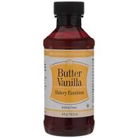 Emulsión de mantequilla de vainilla Lorann 4oz.