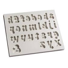 Lower Case Alphabet Groovy Font Silicone Mold