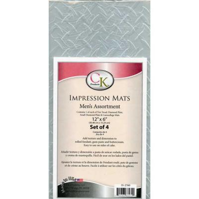 CK Impression Mat 12x6" Impression Mat Men's Assortment