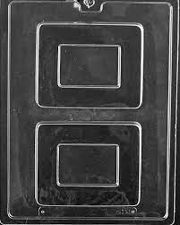 Large Square Plain Picture Frame chocolate mold