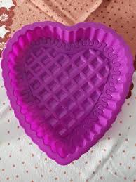 Purple Heart Quilted Silicone Mold-Breakable