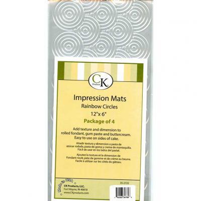 CK Impression Mat 12x6" Rainbow Circles