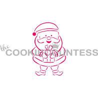 Cookie Countess Stencil- Santa Claus