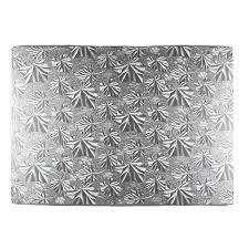 Half Sheet Cake Drum Silver