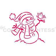 Cookie Countess Stencil- Snowman