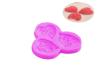 Triple Heart Mold