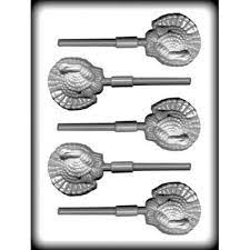 Turkey Shaped Hard Candy Lollipop Mold