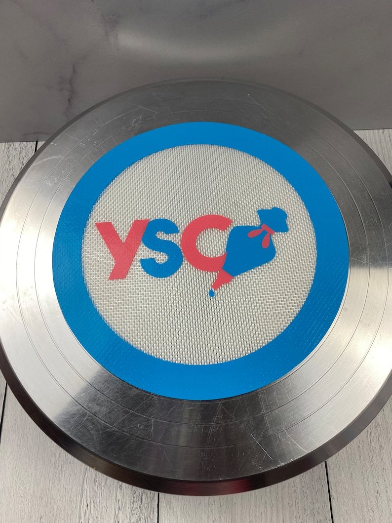 YSC Small Silicone Circle Mat- Blue